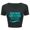 Ladies' Poly-Cotton Crop T-Shirt Thumbnail