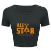 Ladies' Poly-Cotton Crop T-Shirt Thumbnail