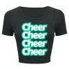 Ladies' Poly-Cotton Crop T-Shirt Thumbnail