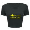 Ladies' Poly-Cotton Crop T-Shirt Thumbnail