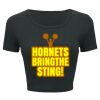 Ladies' Poly-Cotton Crop T-Shirt Thumbnail