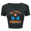Ladies' Poly-Cotton Crop T-Shirt Thumbnail