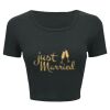 Ladies' Poly-Cotton Crop T-Shirt Thumbnail