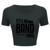 Ladies' Poly-Cotton Crop T-Shirt Thumbnail