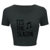 Ladies' Poly-Cotton Crop T-Shirt Thumbnail
