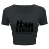Ladies' Poly-Cotton Crop T-Shirt Thumbnail