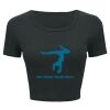 Ladies' Poly-Cotton Crop T-Shirt Thumbnail