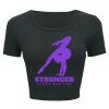 Ladies' Poly-Cotton Crop T-Shirt Thumbnail