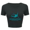 Ladies' Poly-Cotton Crop T-Shirt Thumbnail