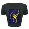 Ladies' Poly-Cotton Crop T-Shirt Thumbnail