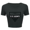 Ladies' Poly-Cotton Crop T-Shirt Thumbnail