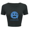 Ladies' Poly-Cotton Crop T-Shirt Thumbnail