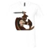 Unisex Jersey Short-Sleeve V-Neck T-Shirt Thumbnail