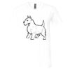 Unisex Jersey Short-Sleeve V-Neck T-Shirt Thumbnail