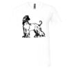 Unisex Jersey Short-Sleeve V-Neck T-Shirt Thumbnail