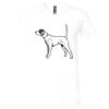 Unisex Jersey Short-Sleeve V-Neck T-Shirt Thumbnail