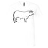 Unisex Jersey Short-Sleeve V-Neck T-Shirt Thumbnail