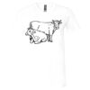 Unisex Jersey Short-Sleeve V-Neck T-Shirt Thumbnail