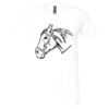 Unisex Jersey Short-Sleeve V-Neck T-Shirt Thumbnail