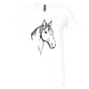 Unisex Jersey Short-Sleeve V-Neck T-Shirt Thumbnail