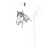 Unisex Jersey Short-Sleeve V-Neck T-Shirt Thumbnail