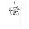 Unisex Jersey Short-Sleeve V-Neck T-Shirt Thumbnail