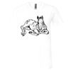 Unisex Jersey Short-Sleeve V-Neck T-Shirt Thumbnail