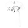 Unisex Jersey Short-Sleeve V-Neck T-Shirt Thumbnail