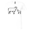 Unisex Jersey Short-Sleeve V-Neck T-Shirt Thumbnail