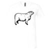 Unisex Jersey Short-Sleeve V-Neck T-Shirt Thumbnail