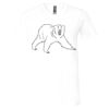 Unisex Jersey Short-Sleeve V-Neck T-Shirt Thumbnail