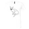 Unisex Jersey Short-Sleeve V-Neck T-Shirt Thumbnail