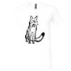 Unisex Jersey Short-Sleeve V-Neck T-Shirt Thumbnail