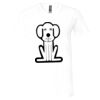 Unisex Jersey Short-Sleeve V-Neck T-Shirt Thumbnail