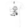 Unisex Jersey Short-Sleeve V-Neck T-Shirt Thumbnail