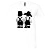 Unisex Jersey Short-Sleeve V-Neck T-Shirt Thumbnail