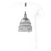 Unisex Jersey Short-Sleeve V-Neck T-Shirt Thumbnail