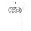 Unisex Jersey Short-Sleeve V-Neck T-Shirt Thumbnail