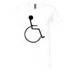 Unisex Jersey Short-Sleeve V-Neck T-Shirt Thumbnail