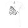 Unisex Jersey Short-Sleeve V-Neck T-Shirt Thumbnail
