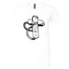 Unisex Jersey Short-Sleeve V-Neck T-Shirt Thumbnail