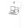 Unisex Jersey Short-Sleeve V-Neck T-Shirt Thumbnail