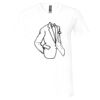 Unisex Jersey Short-Sleeve V-Neck T-Shirt Thumbnail