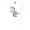 Unisex Jersey Short-Sleeve V-Neck T-Shirt Thumbnail