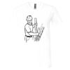 Unisex Jersey Short-Sleeve V-Neck T-Shirt Thumbnail