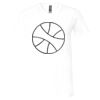 Unisex Jersey Short-Sleeve V-Neck T-Shirt Thumbnail
