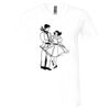 Unisex Jersey Short-Sleeve V-Neck T-Shirt Thumbnail