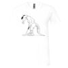 Unisex Jersey Short-Sleeve V-Neck T-Shirt Thumbnail