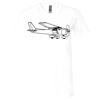 Unisex Jersey Short-Sleeve V-Neck T-Shirt Thumbnail
