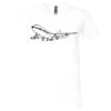 Unisex Jersey Short-Sleeve V-Neck T-Shirt Thumbnail